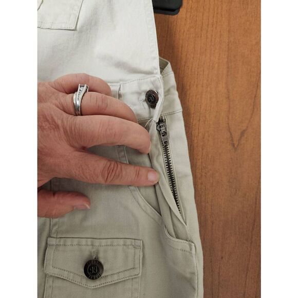 Gypsy jeans MEDIUM tan/Khaki bibs - Picture 6 of 13